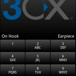 3CXPhone - Main screen | Menu
